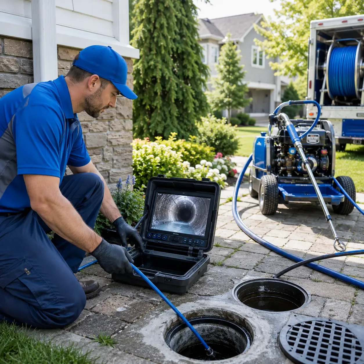 Outdoor drain cleaning professionals serving North Lawrence, OH